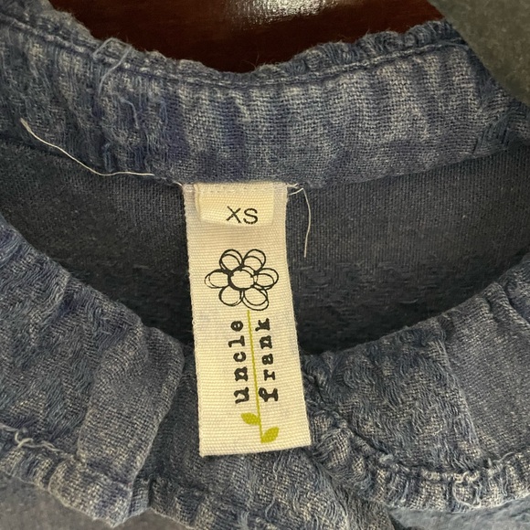 Uncle Frank Denim Blue Midi Dress xs - Picture 8 of 8